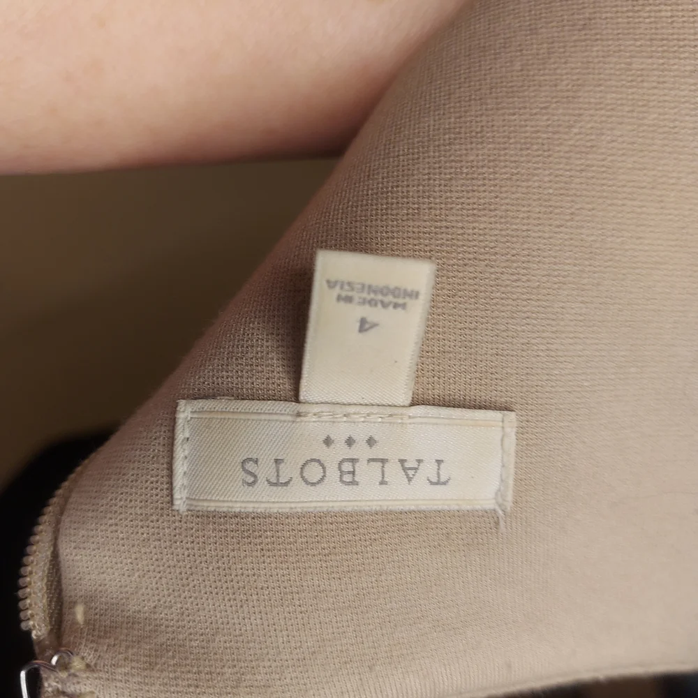 Talbots Black and Tan Dress - Picture 3 of 5